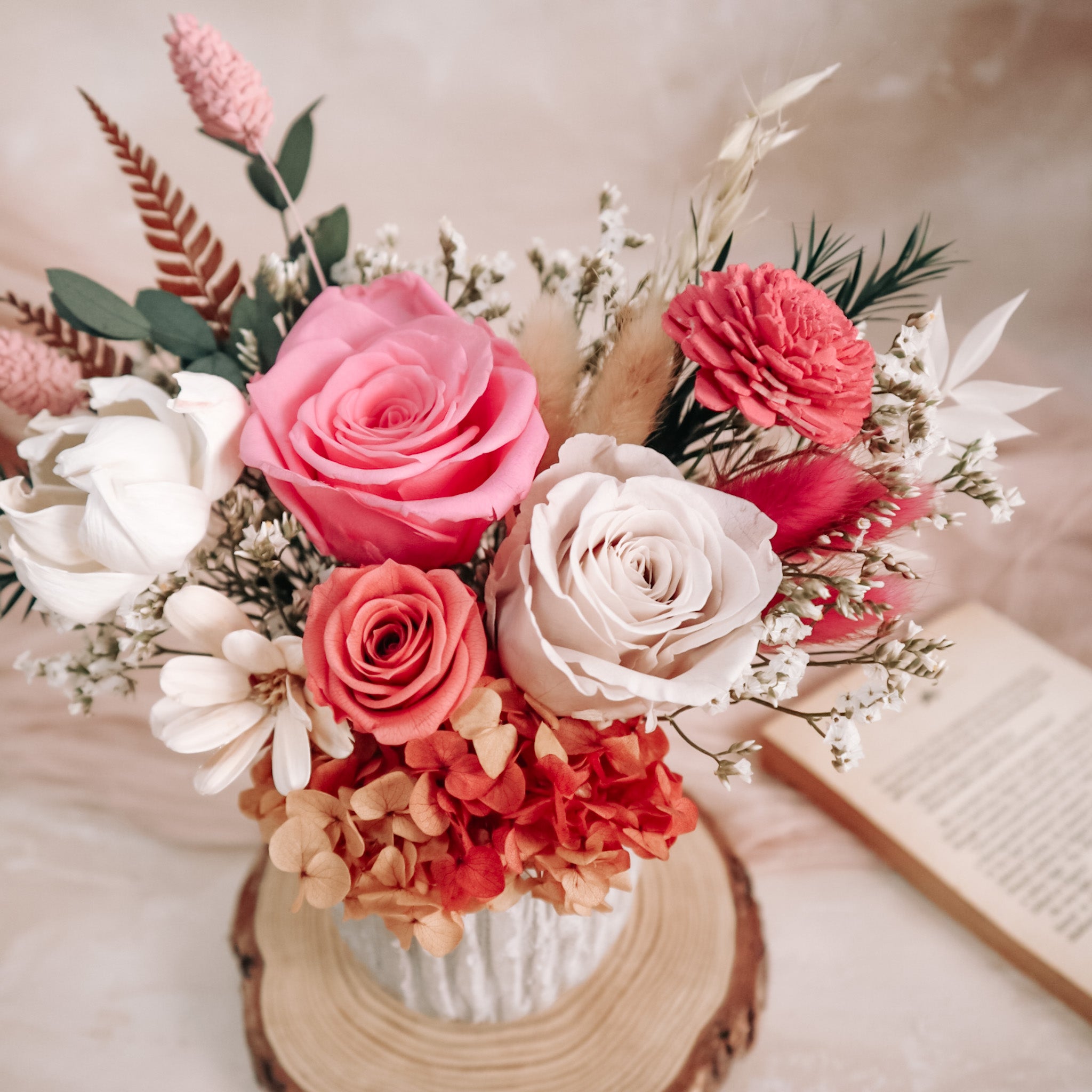 Vintage Pink | Wild Matters | Preserved Flower Vase